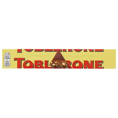 Obrázok produktu pre Toblerone švajčiarska mliečna čokoláda s medom a mandľovým nugátom 100g