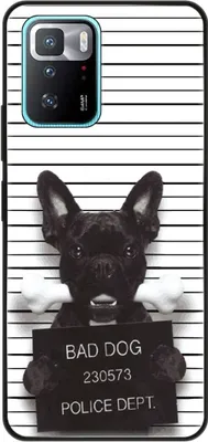 Produktbild von König Design Hülle kompatibel mit Xiaomi Poco X3 GT Kunststoff Soft Handyhülle - Handy Case Bad Dog Bulldogge
