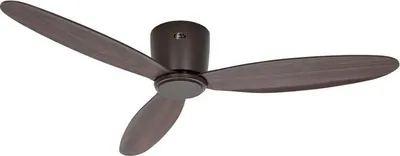 Zdjęcie produktu dla Energooszczędny wentylator sufitowy z pilotem Eco Plano II 132 cm brąz