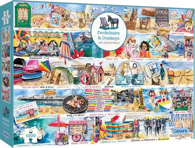 Obrázek produktu pro Gibsons Deckchairs & Donkeys, 1000 kusů