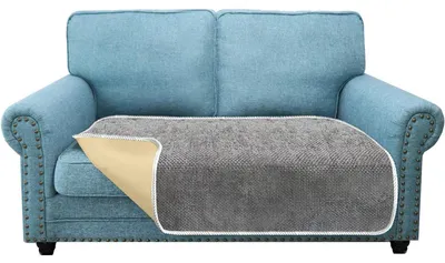 Immagine prodotto di Copridivano 2 posti, grigio, anti-pieghe, lavabile, ideale per animali domestici e bambini