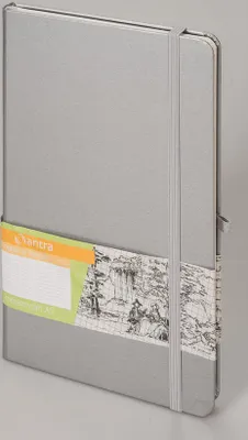 Produktbild von Notes A5 w kropki Romantyzm srebrny