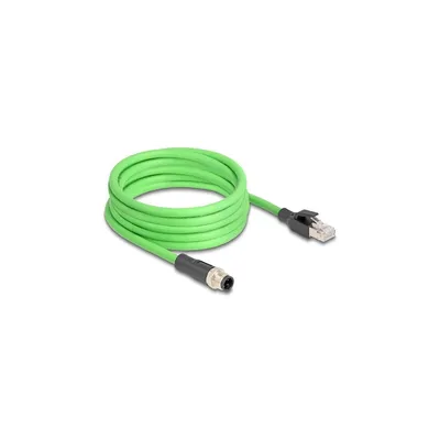 Produktbild von Delock Netzwerkkabel - 4-polig M12-D (M) zu RJ-45 (M)