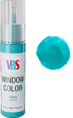 Produktbild von VBS Window Color, 20 ml Türkis