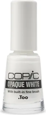 Productafbeelding van Copic inkt, opaak wit, 6 ml, met penseel