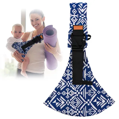 Produktbild von Babytrage Tragetuch Tragehilfe - Ergonomisch - Mesh atmungsaktiv - Blau - Für Babys von 0 bis 36 Monaten