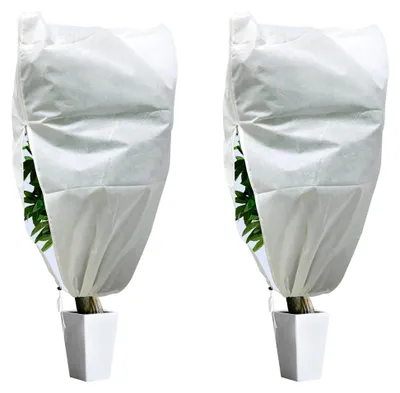 Produktbild von 2 Stück Winterschutz für Pflanzen im Freien, Pflanzenschutz für Kübelpflanzen, Frostschutzhaube für Palmen, Bananenpflanzen und Olivenbäume (180 x 210)