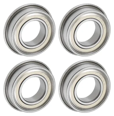 Flanschkugellager F689ZZ 9x17x5 mm, 4 Stück, doppelt abgedichtet