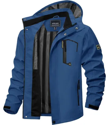 Produktbild von Herren Outdoorjacke leicht wasserabweisend M Denimblau