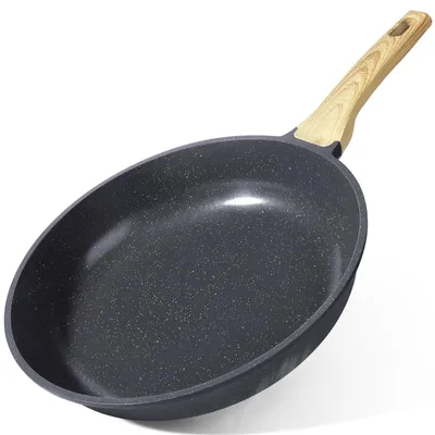 Zdjęcie produktu dla Patelnia ceramiczna z powłoką nieprzywierającą, średnica 30 cm - nadaje się do wszystkich rodzajów płyt grzewczych