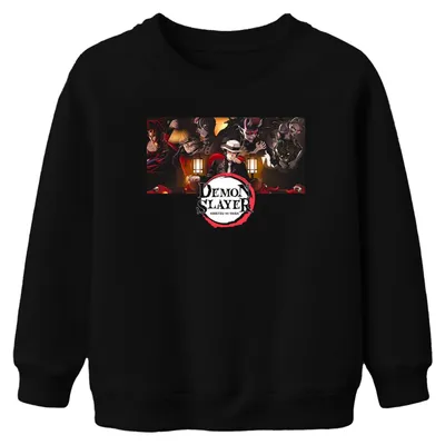 Imagen del producto de Sudadera con capucha estilo anime "Demon Slayer: Kimetsu no Yaiba", diseño de Muzan Dämon, ideal para cosplay, regalo uni, para niños, color , talla 128