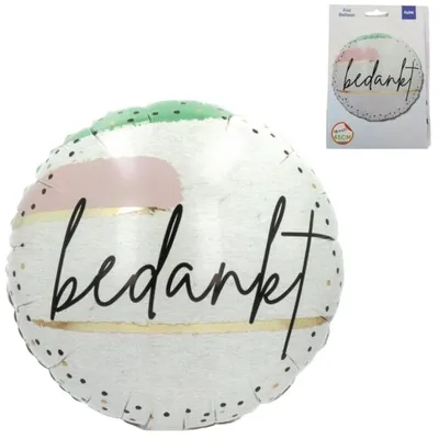 Obrázek produktu pro Fóliový balónek Děkuji 45 cm