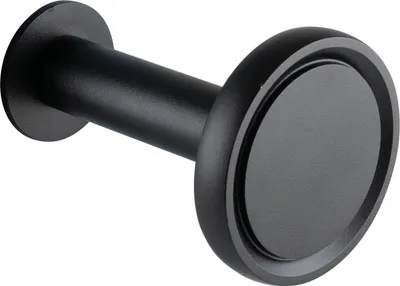 Produktbild von Mantelhaken Palos Tiefe 116 mm Garderobenhaken Aluminium schwarz