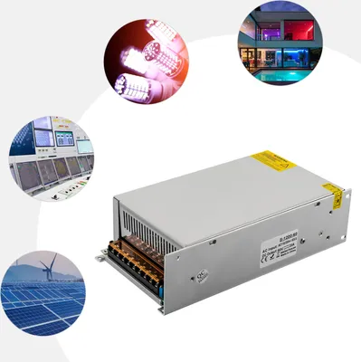 Produktbild von Trafo DC 60V 20A 1200W, Elektrische Strom Motor Transformator Industriell Adapter, Schaltnetzteil