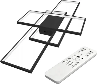 Immagine prodotto di Lampada da soffitto a LED moderna, dimmerabile, 13860 lumen, tecnologia MasterLED Galaxis Hydra, colore nero, 126W