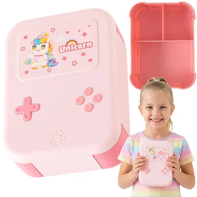Zdjęcie produktu dla Śniadaniówka Lunchbox z przegródkami pojemnik dla dzieci do szkoły PLAYIO
