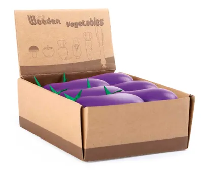 Produktbild von Display Aubergine aus Holz