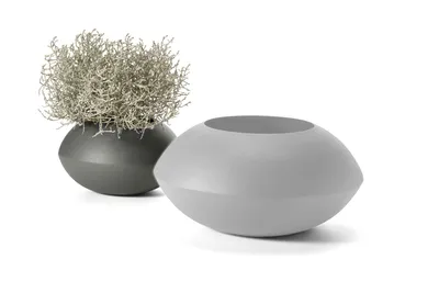 Produktbild von Philippi Holm Vase S Stahl, pulverbeschichtet 257007