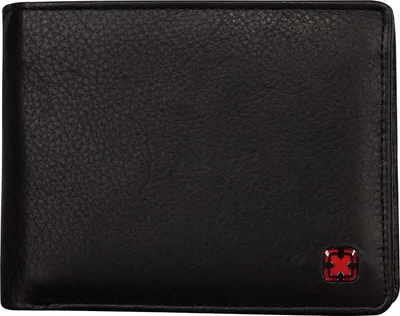Produktbild von Herren RFID  Leder Geldbörse Brieftasche Portemannaie Schwarz querformat LBC-111