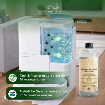 Produktbild von GRASHÜPFER® Öko Tankerfrischer für Wischroboter-Schmutzwassertanks [PROBIOTISCH]