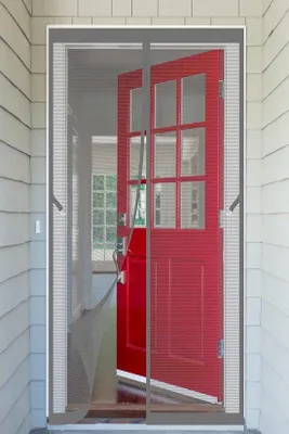 Immagine prodotto di Tenda magnetica antimosche - 95 x 220 cm - Fissaggio senza forature - Zanzariera per esterni