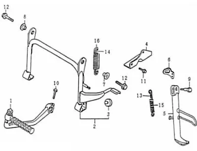 Produktbild von Rex Rexy 125 Führungsbuchse links 125ccm 4Takt 93530-101506 Motorroller.de Hauptständer Hülse Führungshülse Arretierhülse Arretierbuchse Scooter