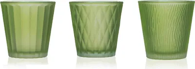 Produktbild von Votivglas Lumiere 3er-Set grün 7,5cm