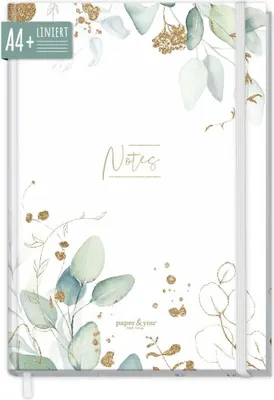 Produktbild von paper&you Journal A4+ / liniert / Blattgold / Häfft-Verlag