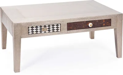 Produktbild von Inter Link Couchtisch NOIDA Silber Mangoholz