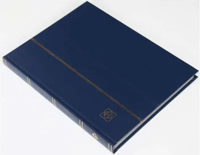 Produktbild von LEUCHTTURM Einsteckalbum 32 weiße Seiten, dunkelblauer Einband