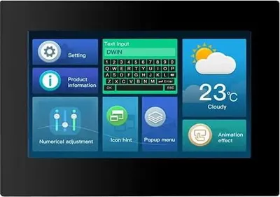Immagine prodotto di LCD 7,0" 800x480 touch panel resistivo RS485-Alloggiamento DWIN HMI