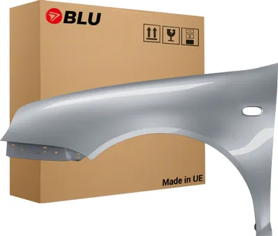 Image de BLU Aile Compatible avec VW Volkswagen Golf IV 4 LA7W Gauche Silber ReflexSilber | 1997-2006 | Avant | Peint| Prêt à Monter | Acier