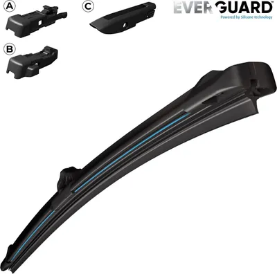 Produktbild von VALEO EVERGUARD EVERGUARD Scheibenwischer Wischblatt für VW Polo Schrägheck (6R1, 6C1) Rahmenlos 400mm
