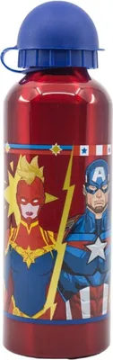 Immagine prodotto di Borraccia Avengers in alluminio 530 ml - Sicura e robusta
