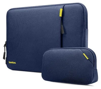 Produktbild von tomtoc 360° Tasche Hülle für 15 Zoll MacBook Air M5/M4/M3/M2 2026-2023 – Größe 15 Zoll für MacBook Air 15, Navy Blau