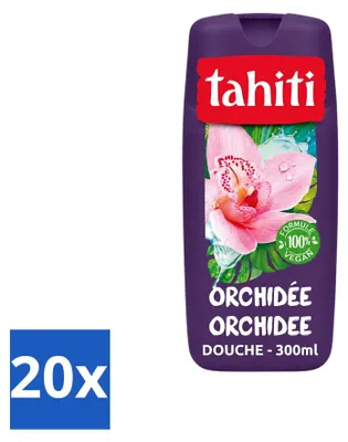 Produktbild von 20 x Tahiti Duschgel Orchidee - Vegan - 300 ml - Vorteilspackung - 20 Stücke