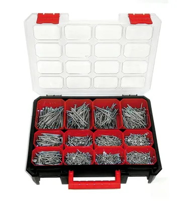 Produktbild von HM Müllner TX-Spanplattenschrauben Holzschrauben Set 1275-tlg. im Koffer