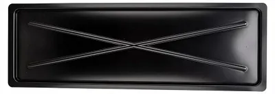 Productafbeelding van Afdruipbak voor vaatdroger, zwart kunststof, 75x24,7 cm, BPA-vrij, 1 stuk.