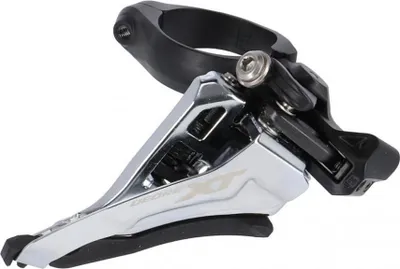Zdjęcie produktu dla Przerzutka przednia Shimano XT FD-M8100-MX6, obejma 34,9 mm wraz z przejściówkami 31,8 i 28,6 mm (2x12) IFDM8100MX6