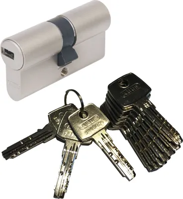Produktbild von ABUS EC550 Doppelzylinder Länge (a/b) 40/40mm (c=80mm) mit 10 Schlüssel, SKG** Bohrschutz