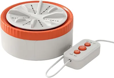 Produktbild von Mini-Waschmaschine – Kompaktes Gerät – Für kleine Wäschemengen – Tragbar und effizient – 6,5 x 11 x 6,5 cm