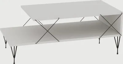 Produktbild von Skye Decor, Loire - White, Couchtische, Weiß, 100 x 40 x 50 cm