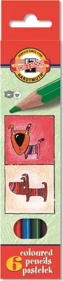 Produktbild von KOH Buntstifte Schule Dino 6er