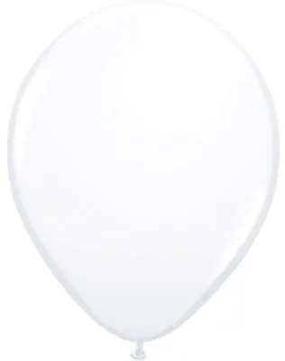 Produktbild von Folat 08104 weiße Ballons 30cm-100 Stück, Weiß
