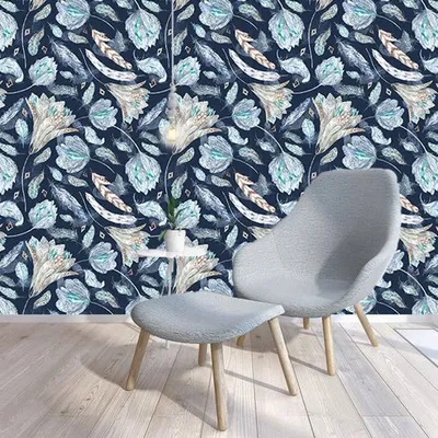 Produktbild von Coloray Fototapete 360x250 cm Latextapete Magicstick - Boho Chic Indigogolden.