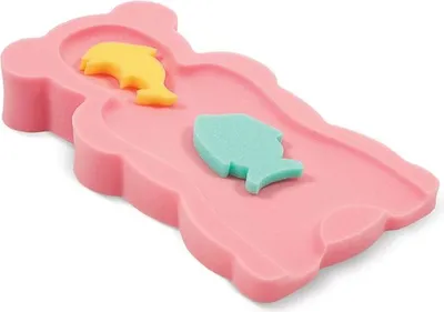 Produktbild von Lorelli Baby Badewanneneinlage Maxi, Schwamm, PolyurethanSchaum, verschiedene Motive rosa