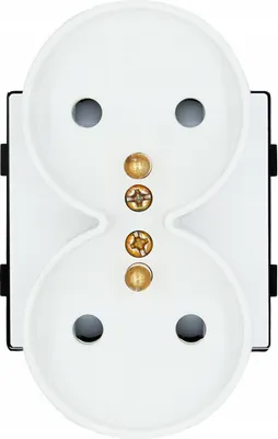 Produktbild von Doppelsteckdose 230V weiß RTX SH