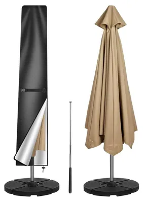 Zdjęcie produktu dla Omgoods - Pokrowiec ochronny na parasol, do 300 cm, wodoodporny i odporny na promieniowanie UV
