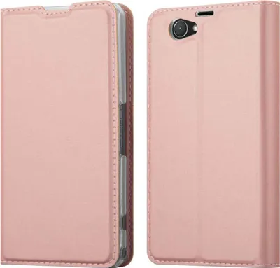 Obrázek produktu pro Cadorabo Pouzdro na mobilní telefon pro Sony Xperia Z1 COMPACT Protective Case in Pink Cover Case Booklet
