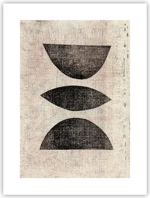Produktbild von Poster - Poster ohne Rahmen - Form Figuren Geometrisch - 30x40 cm - Wand Bild - Wanddeko - Wandbilder - Kunstposter - Wandposter - Bilder - Kunstdruck - Wanddekoration - Wandbild - P2XPA30x40-5099